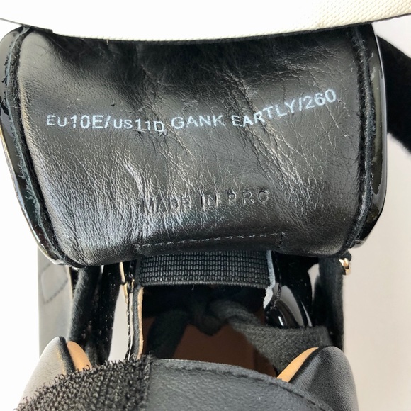 Bally Men Black Patent High-Top Sneakers, sz 11 US - Picture 8 of 8